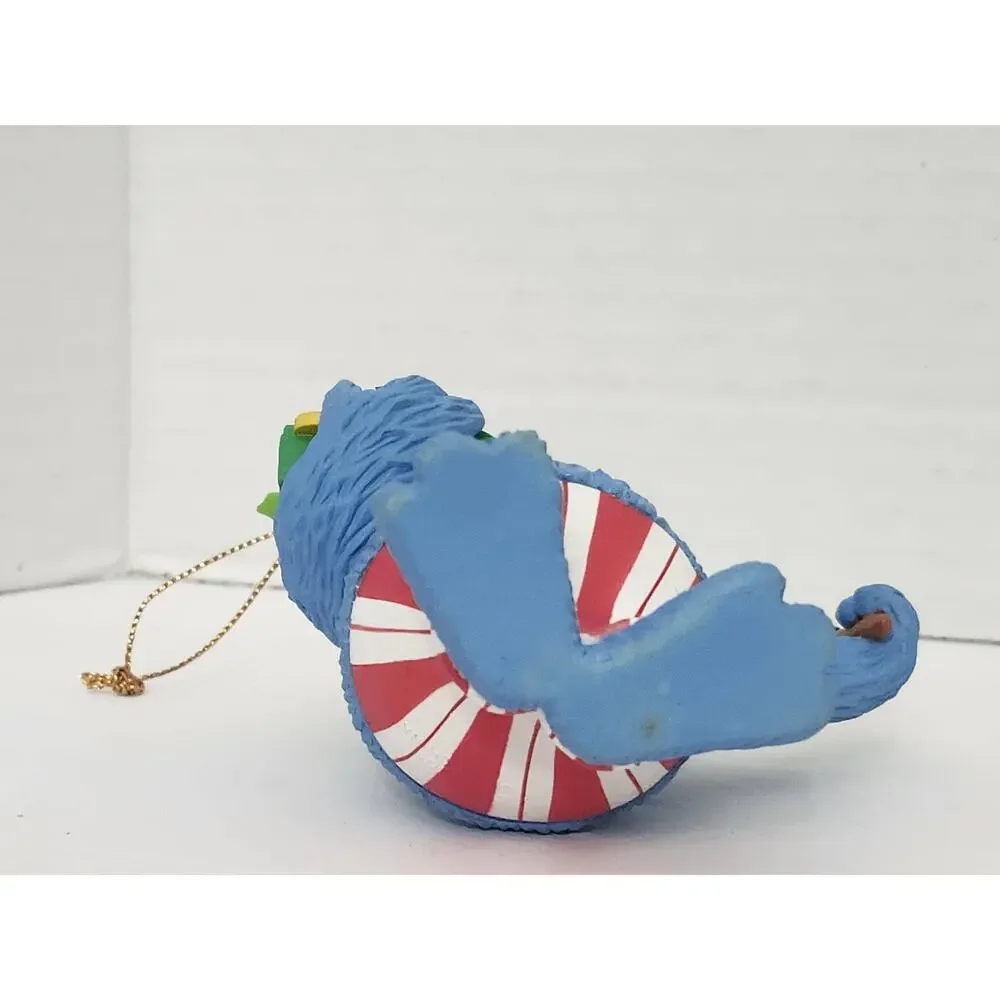 1993 Grolier Herry Monster Sesame Street Christmas Ornament Jim Henson Boxed